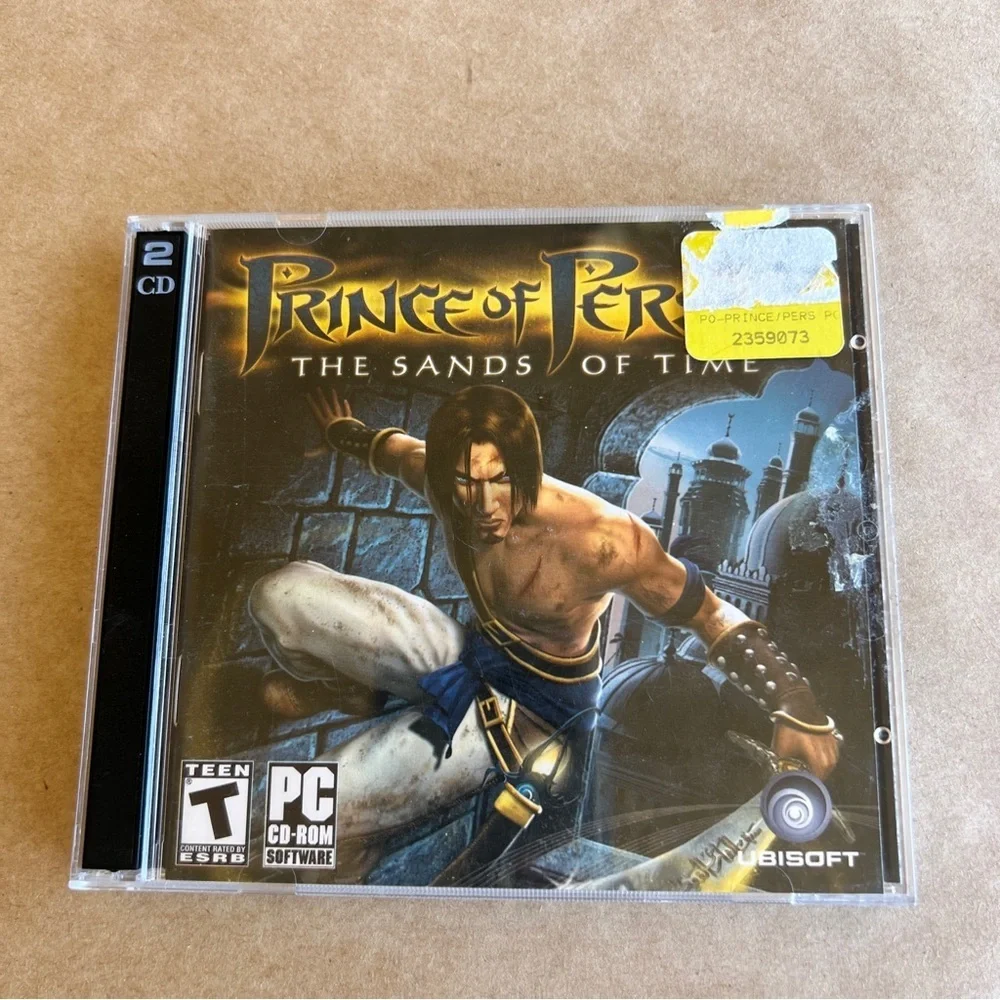 Prince of Persia The Sands of Time PC Game With Manual & 2 Game Discs